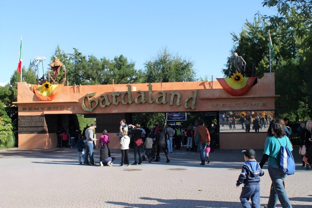 Wejście do parku Gardaland