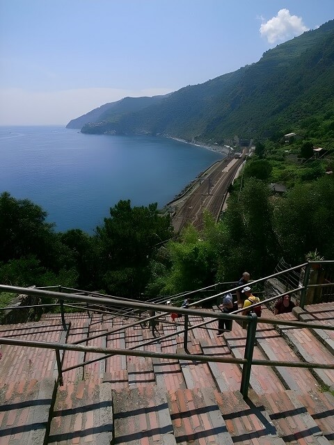 Wioska Corniglia w Cinqua Terre
