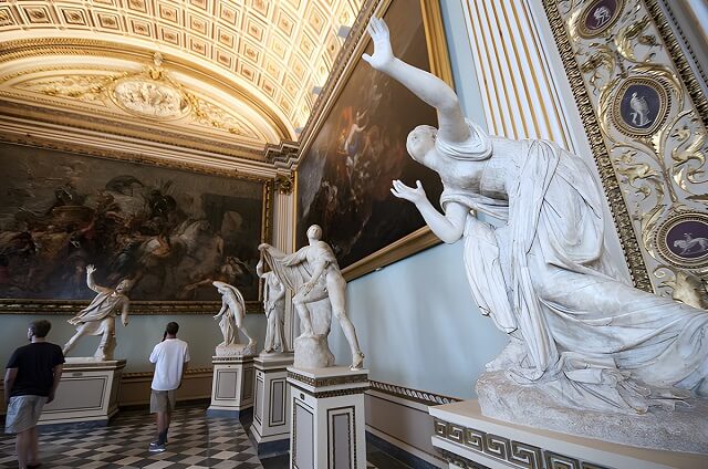 Dzieła sztuki w Galerii Uffizi