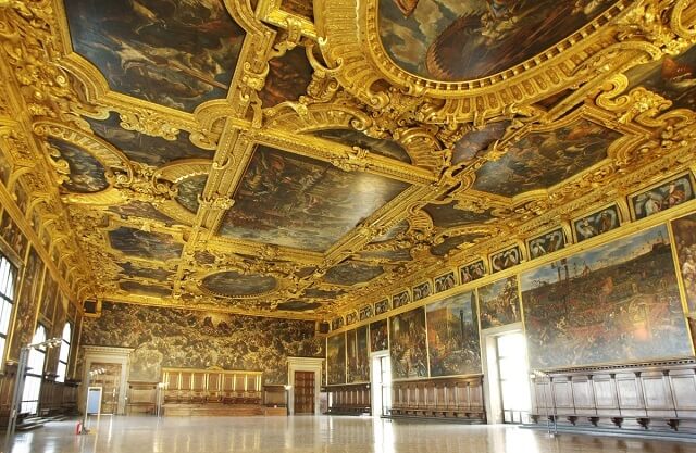 La Sala del Maggior Consiglio w Pałacu Dożów