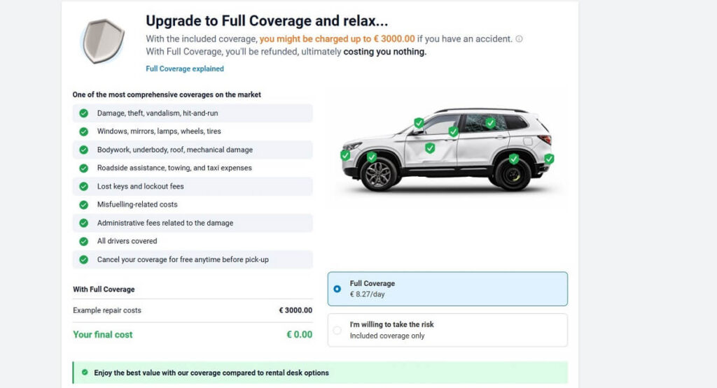 Warunki korzystania z usługi Pełna ochrona