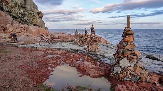 Czerwone klify Arbataxa, Sardynia