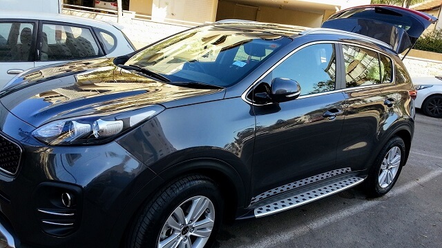 Kia Sportage wypożyczona w Cagliari