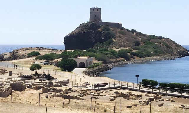 Park archeologiczny Nora w pobliżu Cagliari
