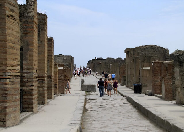 Pompeje, ulica miejska