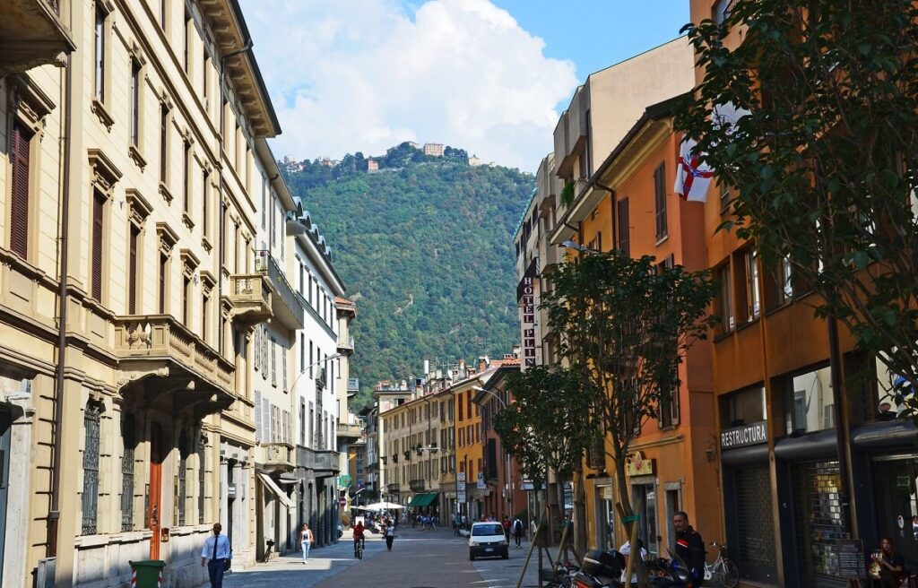 Centralna ulica w Como